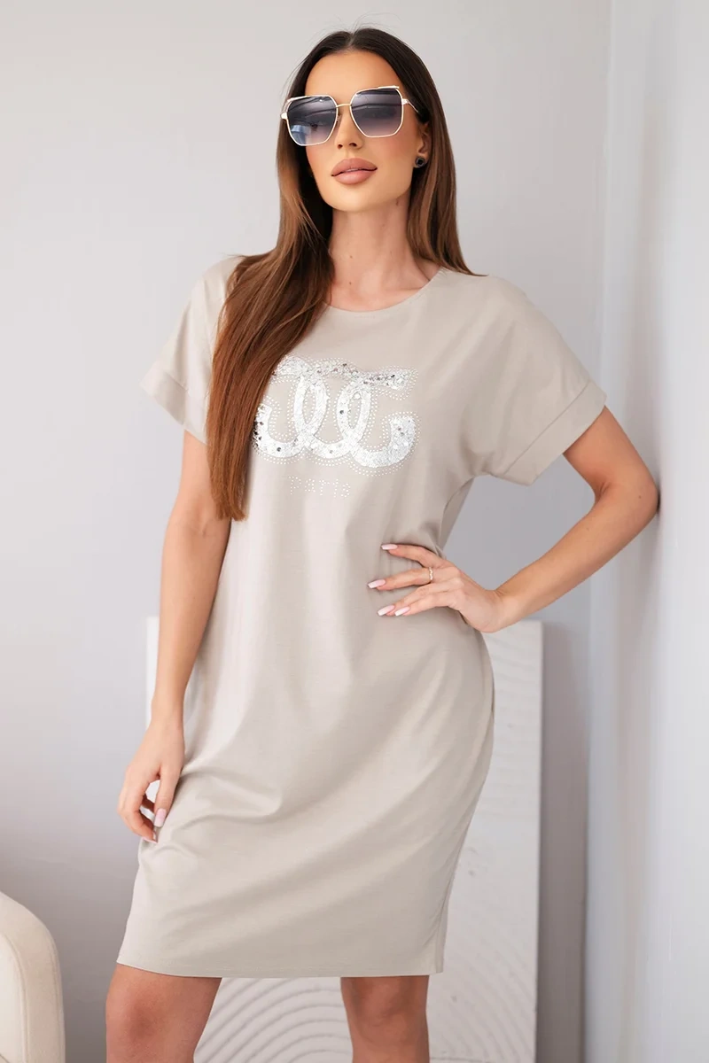 Kesi dámské šaty z viskózy s potiskem