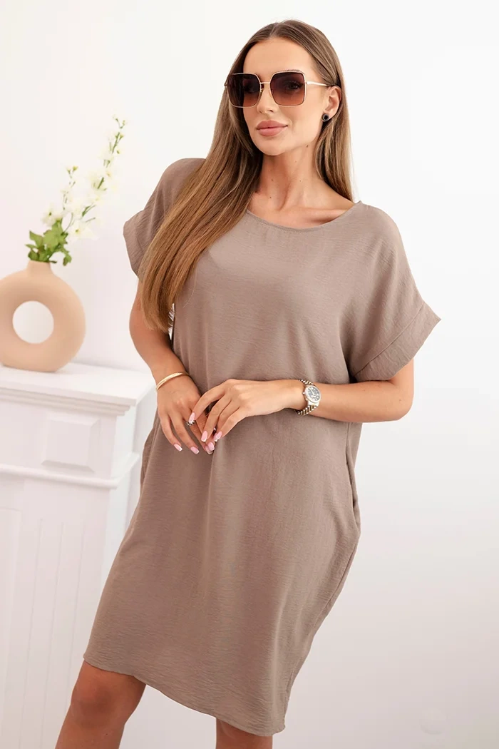 Kesi Włoski Šaty s vreckami fango