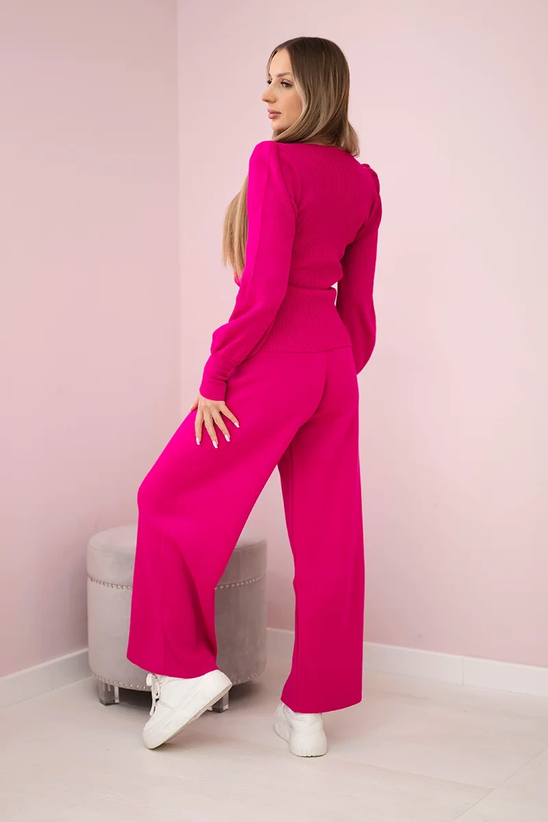 Fuchsia sweater set
