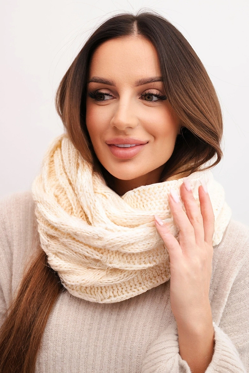 Dámsky pletený zimný šál KN20