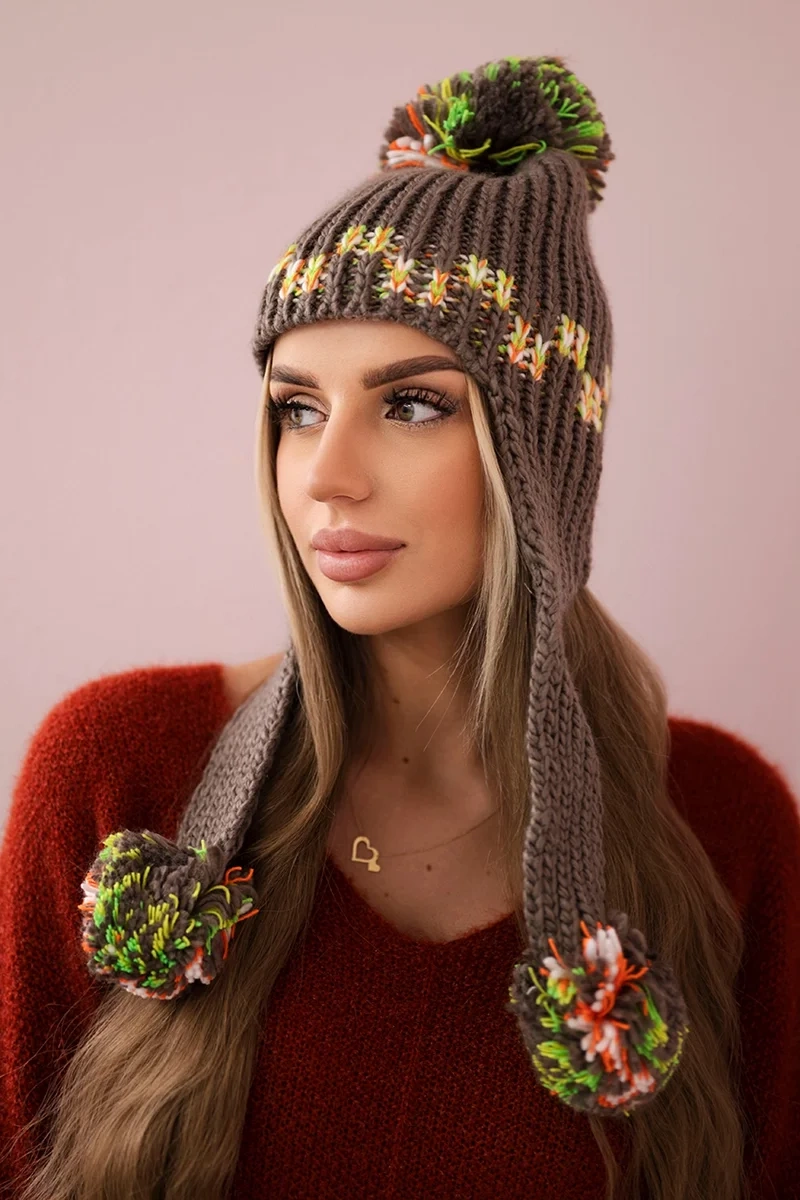 Dámská kšiltovka s dlouhými ušima Nadia K321 cappuccino