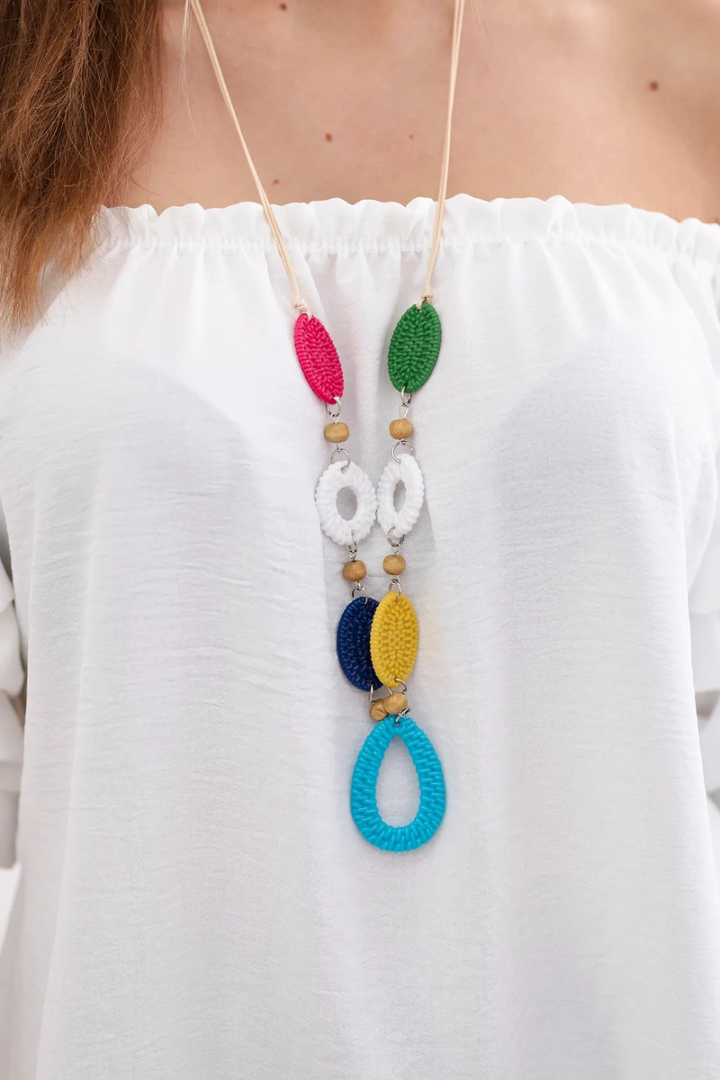 Spanish blouse with decorative sleeves ecru