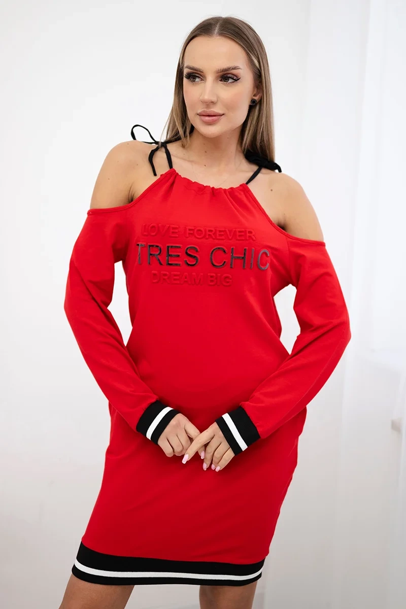 Šaty Tres Chic červené