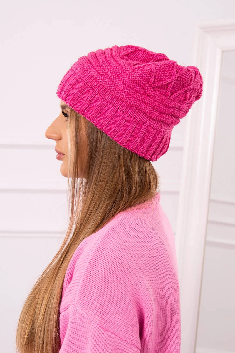 Women&#039;s cap Elora K336 dark pink