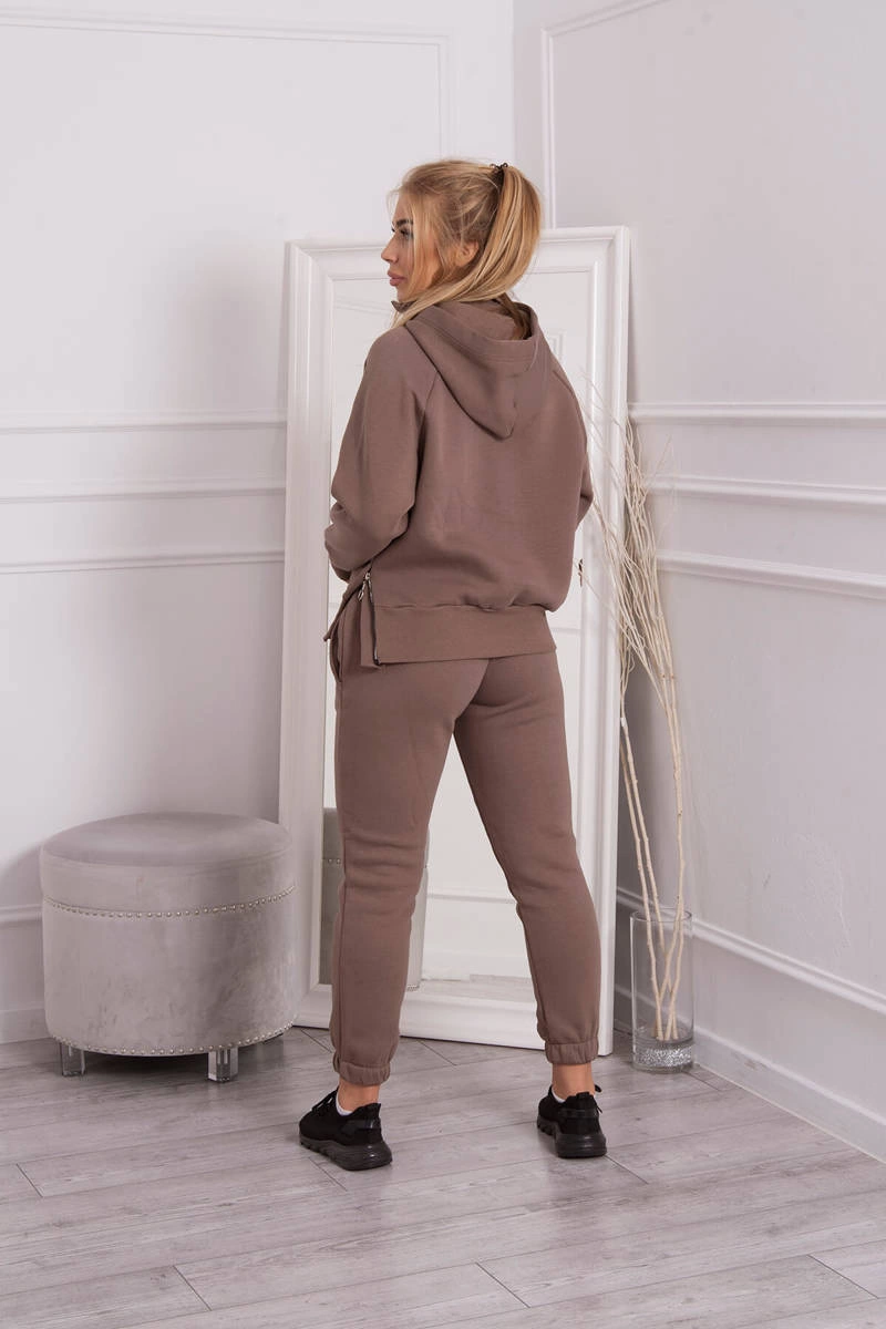 Kesi Insulated set with turtleneck and hood mocca