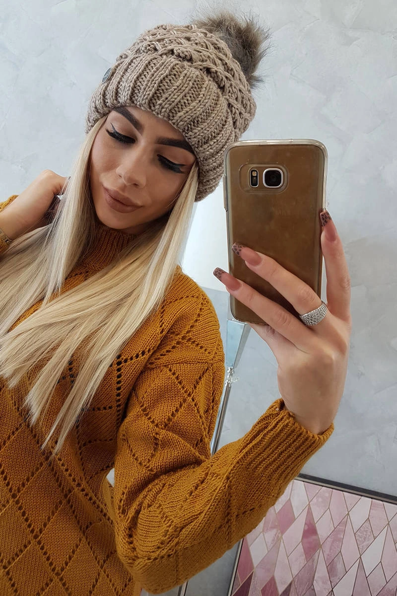 Kesi Čapica K165 svetlo béžová