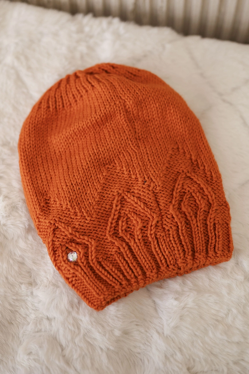 marka niezdefiniowana Women&#039;s cap Ramona K383 orange