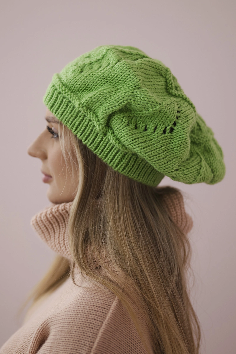 Kesi Women's cap Sofia K369 pistachio