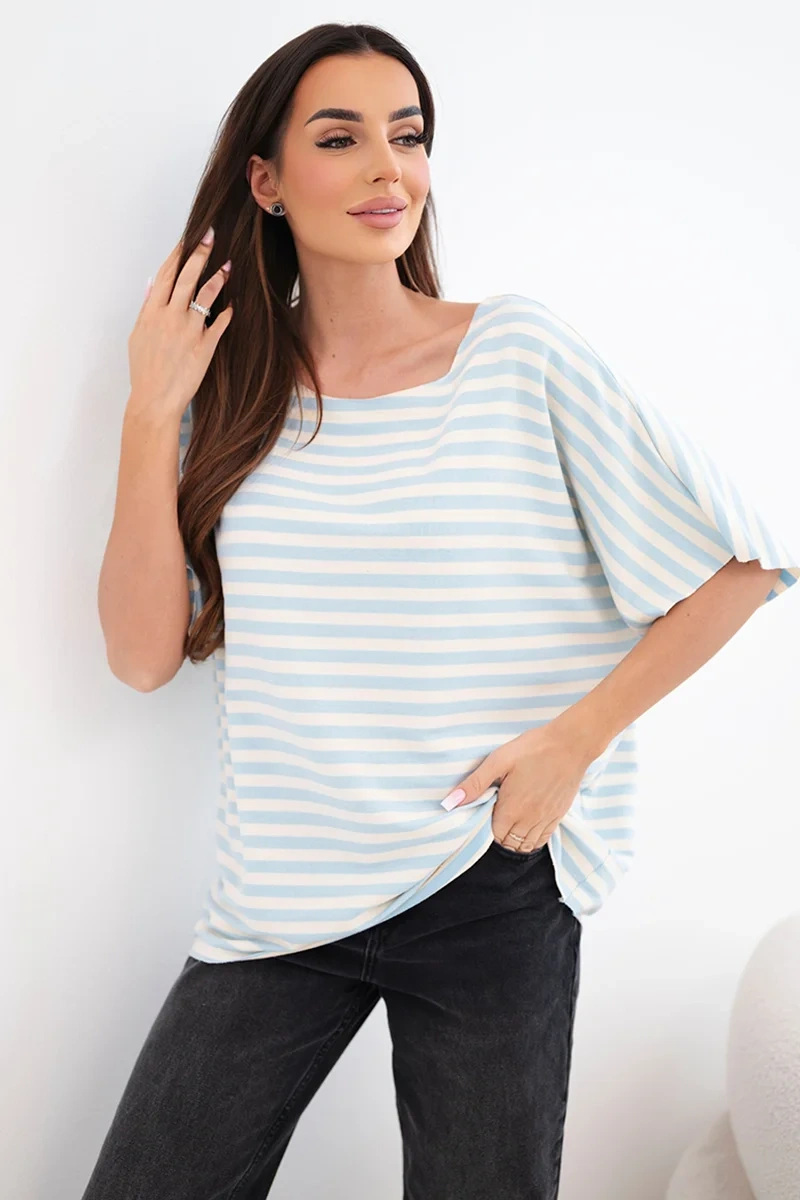 Dámská bavlněná pruhovaná halenka