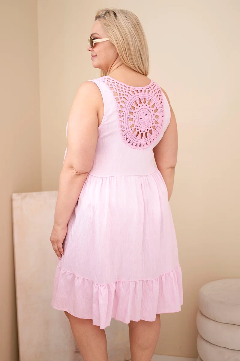 Kesi Plus Size šaty s čipkou