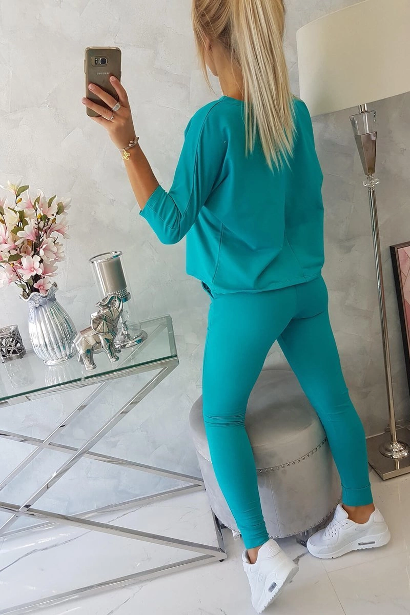 marka niezdefiniowana Set with Queen print green