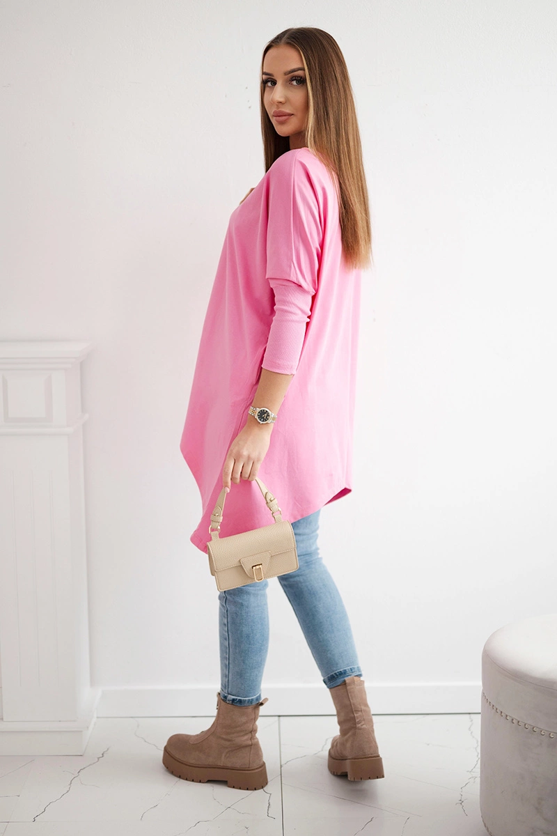Oversize blouse light pink