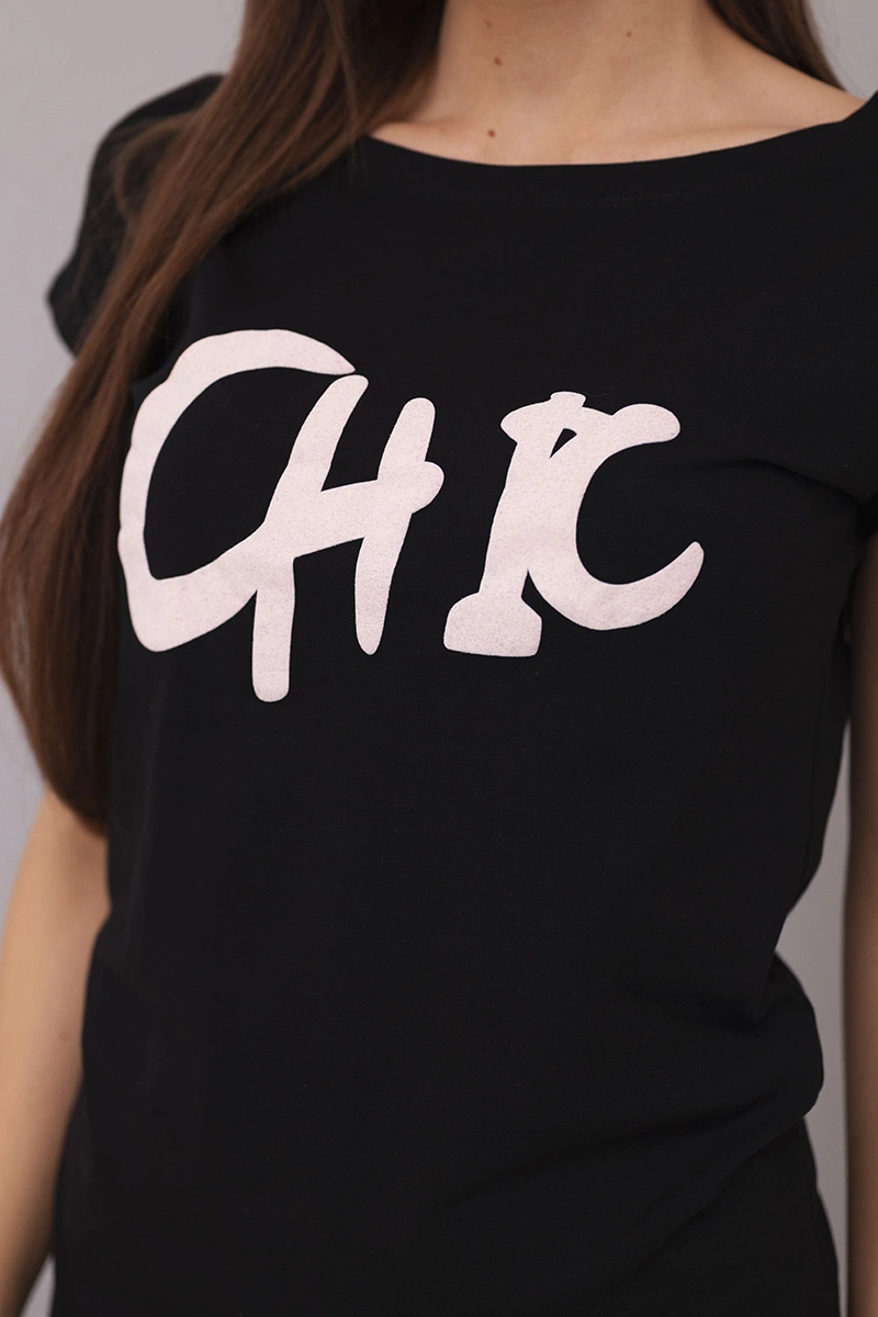 Kesi dámske tričko s potlačou CHIC