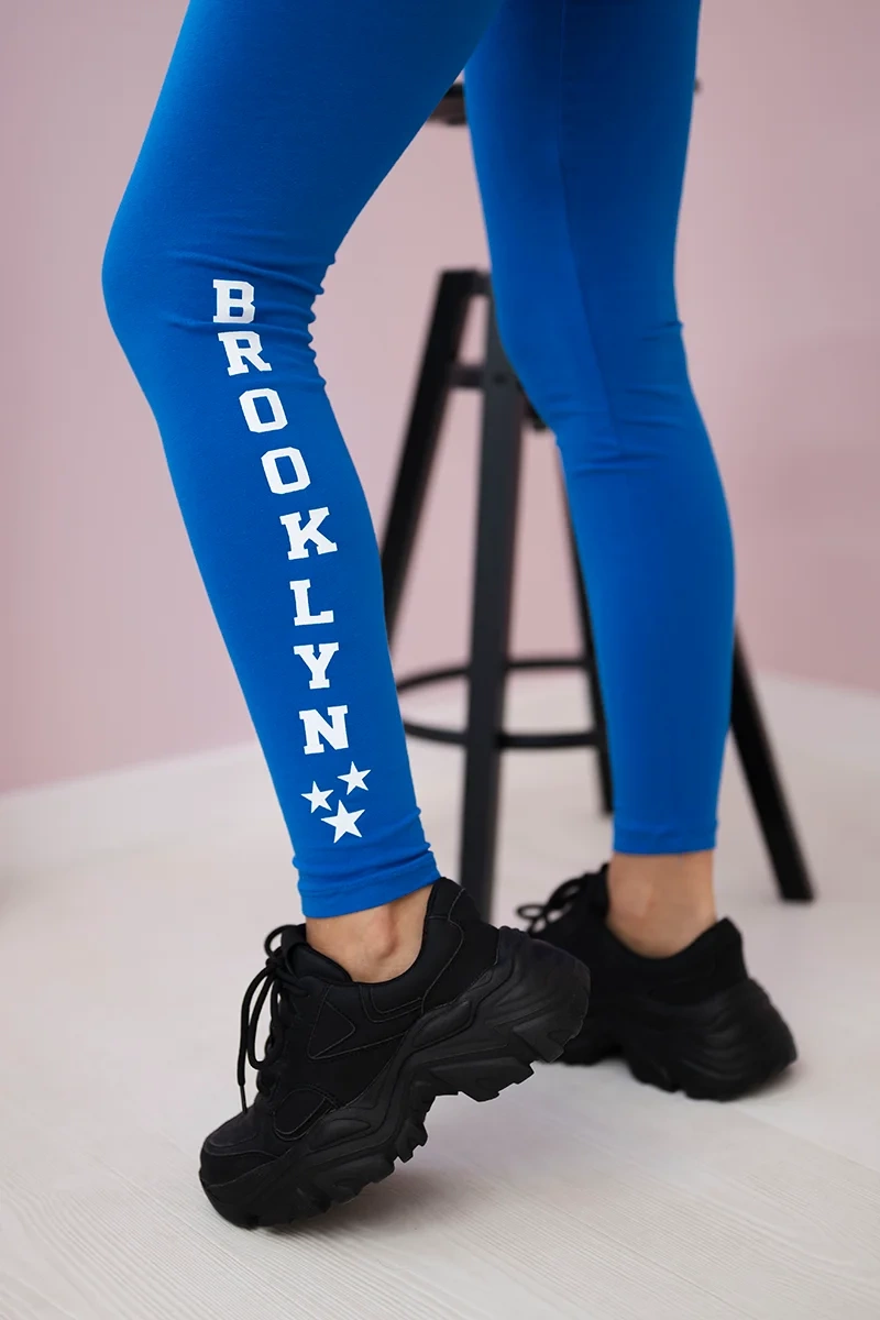 Brooklyn Leggings Pants - Purple-Blue