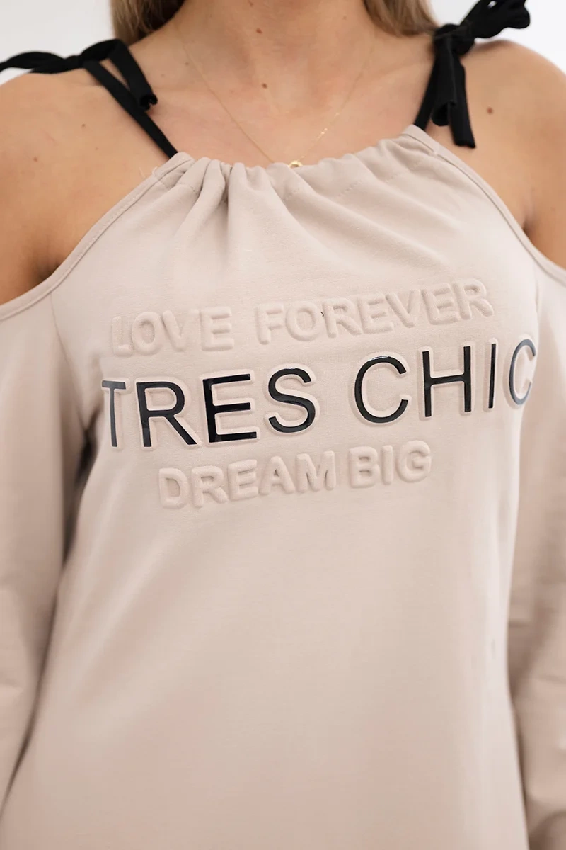 Beige Tres Chic dress