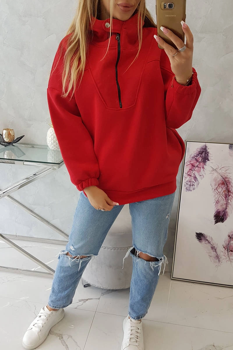 Kesi Hooded sweatshirt red