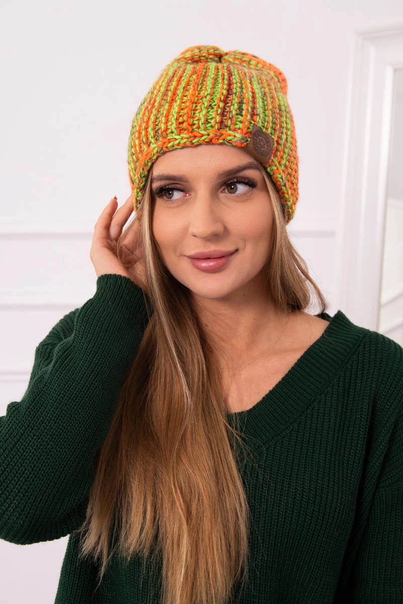marka niezdefiniowana Fleecová čepice Zoja K306 green neon