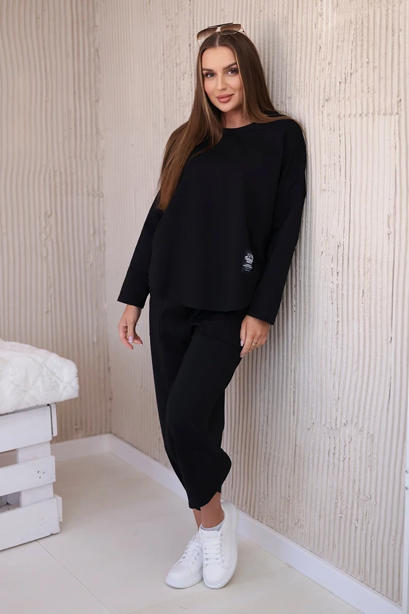 Set mikiny a kalhot punto Black
