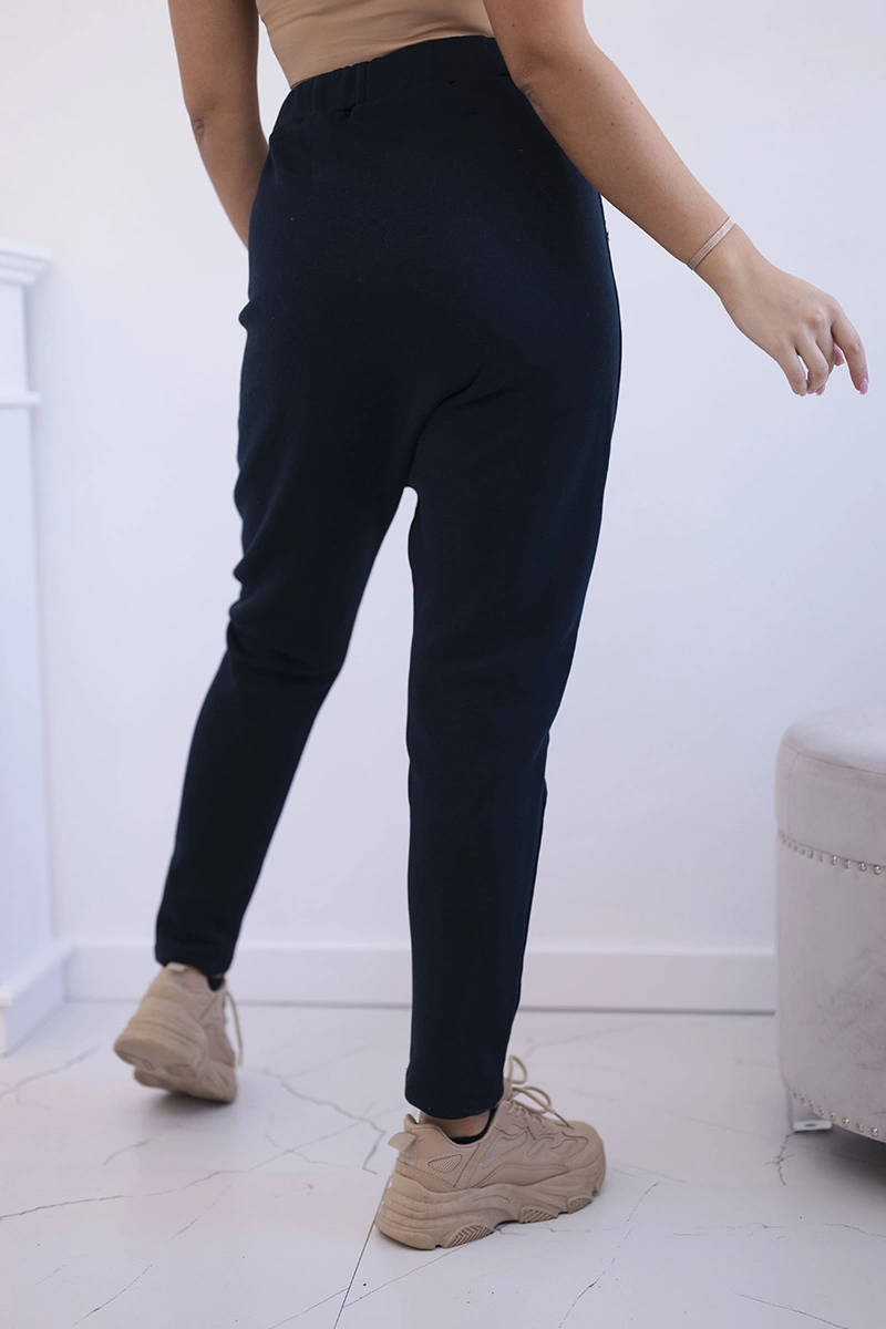 Set with Baggy trousers dark blue
