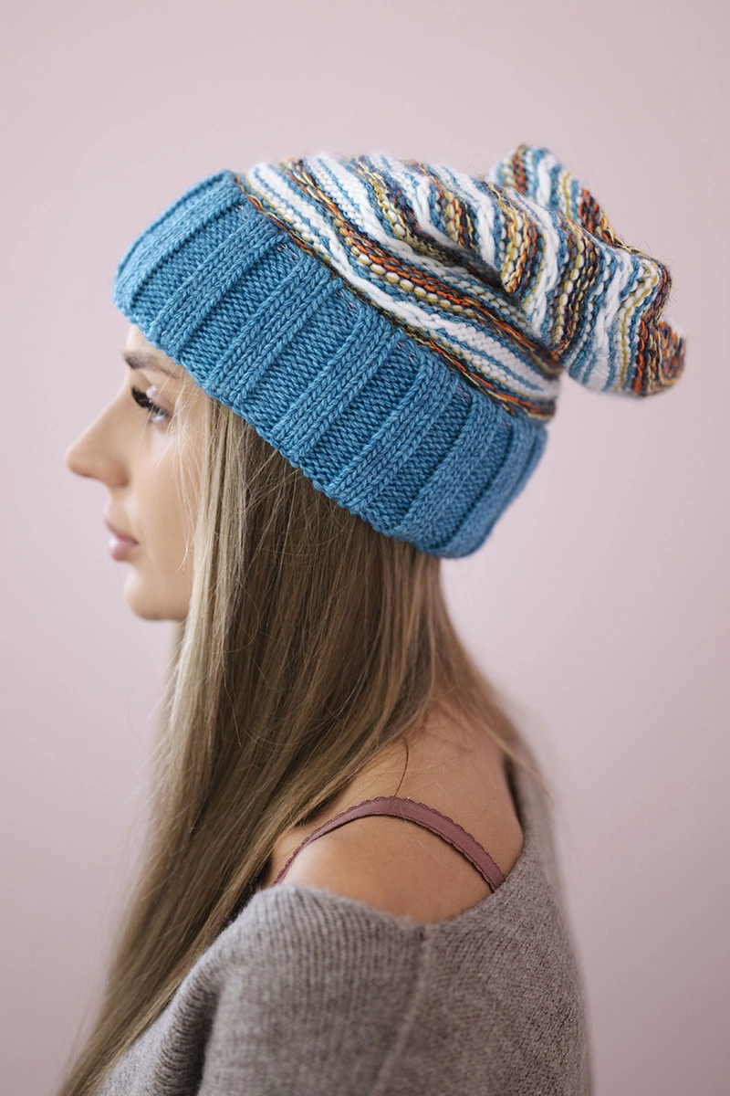 Women&#039;s cap Feba K330 turquoise