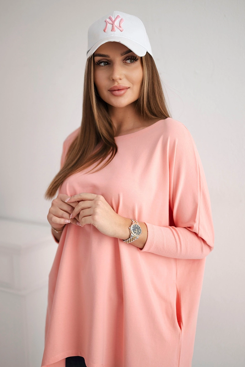 Oversize apricot blouse