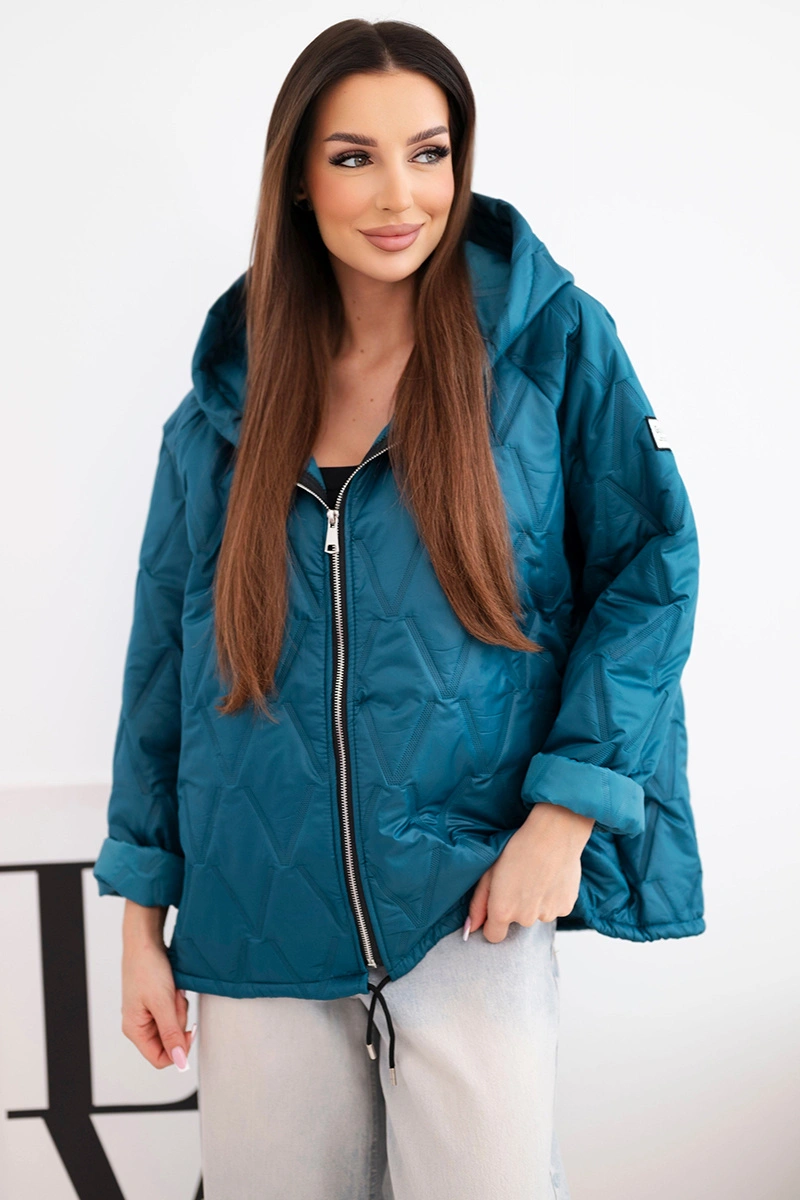 Дамско преходно яке с качулка Kesi Włoski