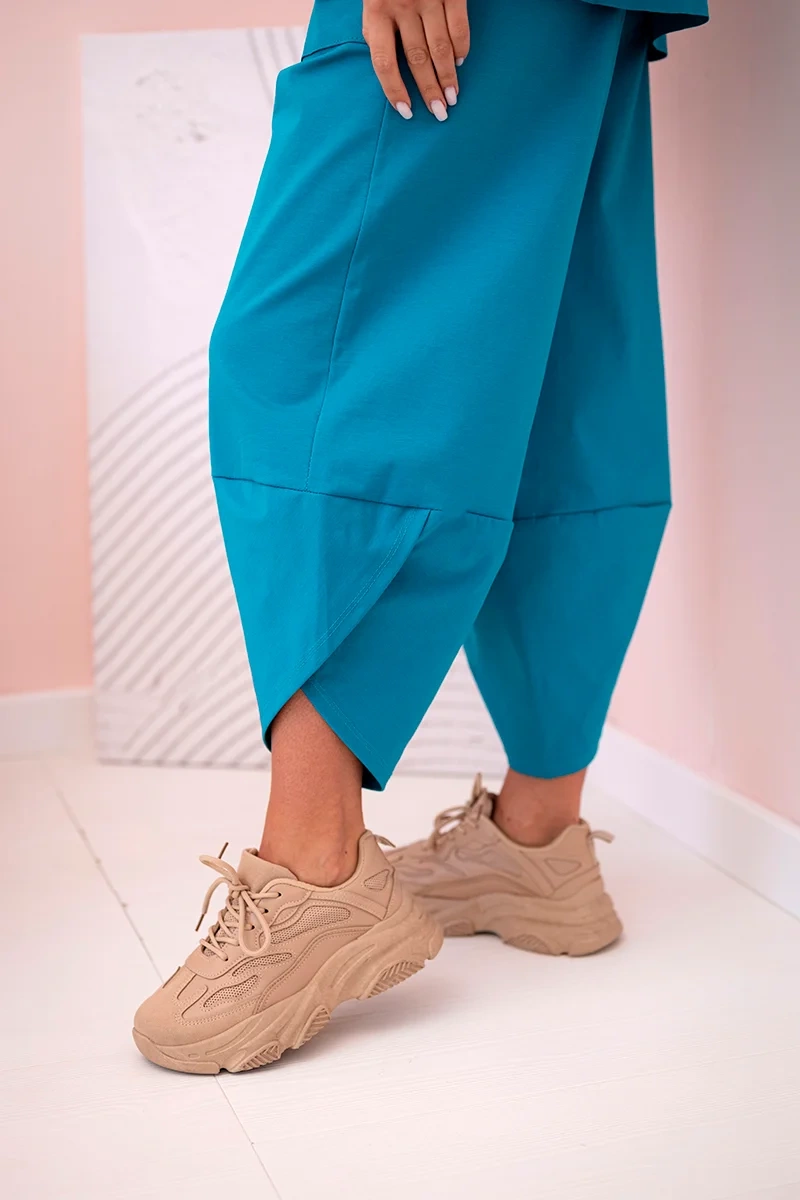 Włoski Set of new punto sweatshirt pants nautical