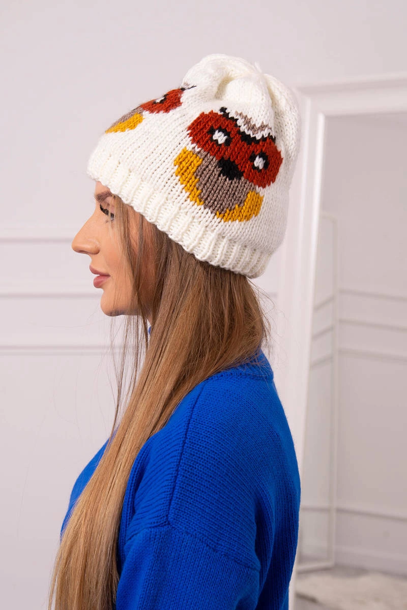 Women&#039;s cap Ofelia K349 ecru