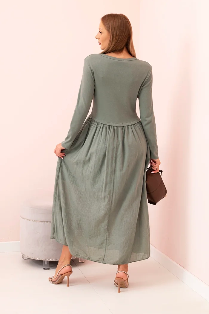 Kesi Włoski Long strap dress plum