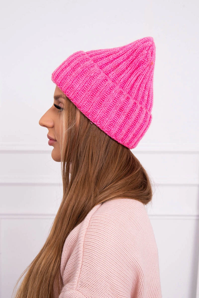 Kesi Cap with turn up Magda K293 orange neon