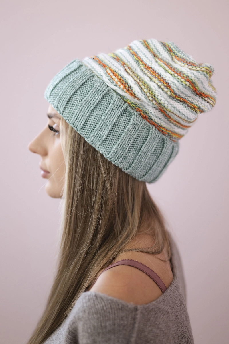 Women&#039;s cap Feba K330 dark mint
