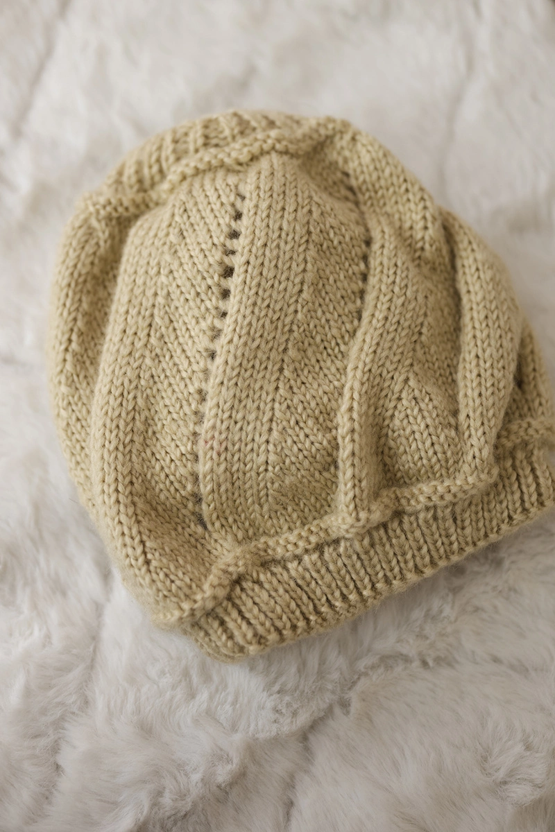 marka niezdefiniowana Women&#039;s cap Klarysa K393 beige