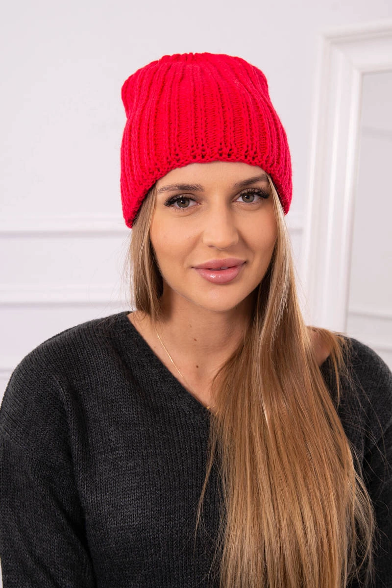 Dámska čiapka Rebeka K345 červená