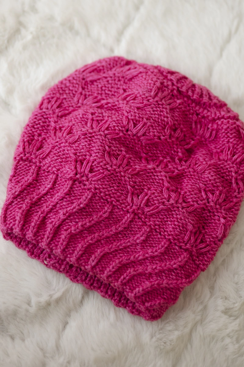 Women&#039;s cap Dagmara K332 pink