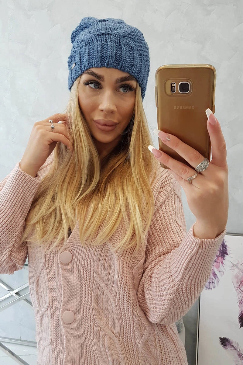 marka niezdefiniowana Cap with fleece Karolina K243 jeans