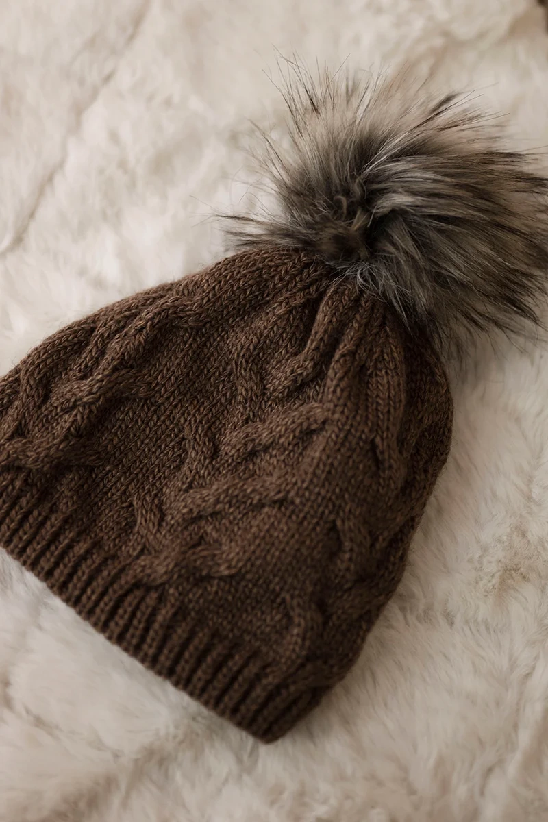 Kesi Cap with fleece Ela K242 brown