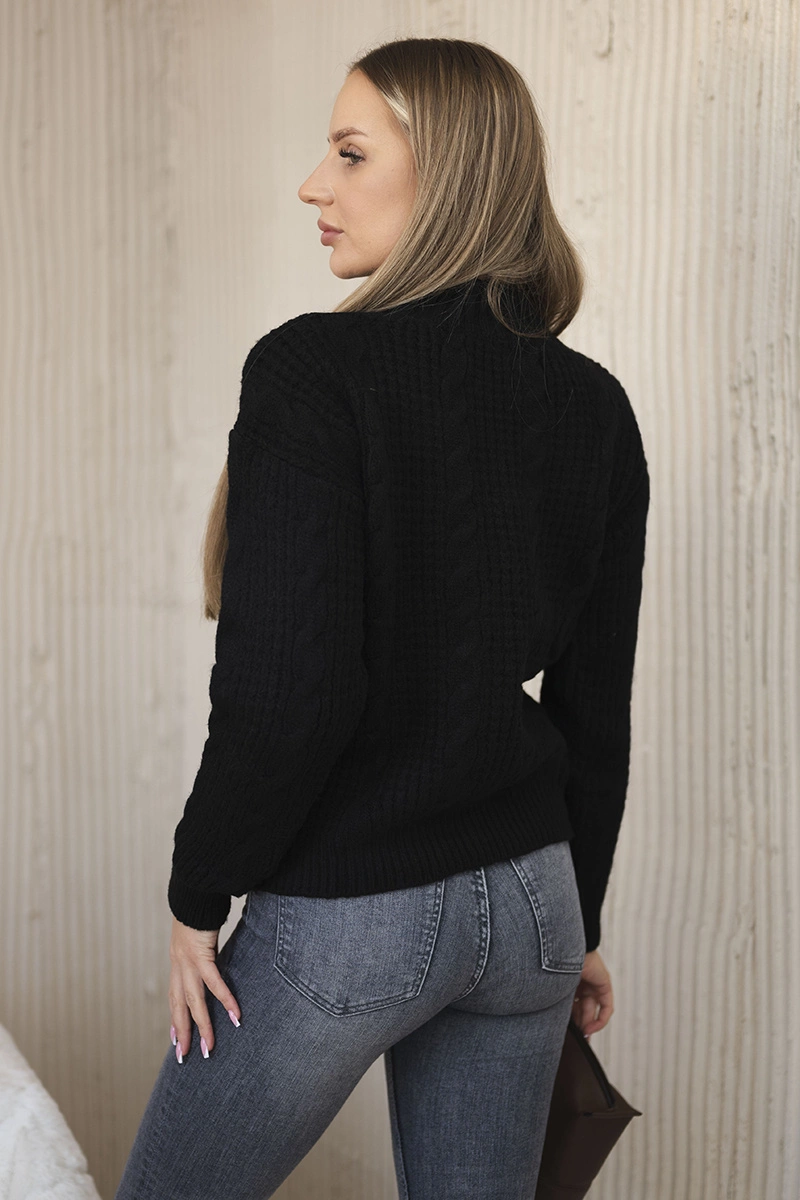 Sweater over the head black