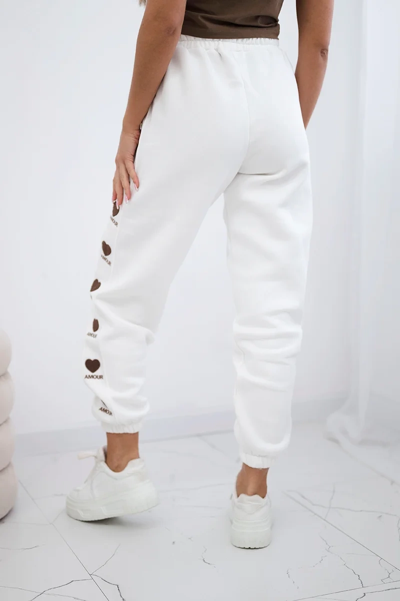 Cotton pants Amour ecru