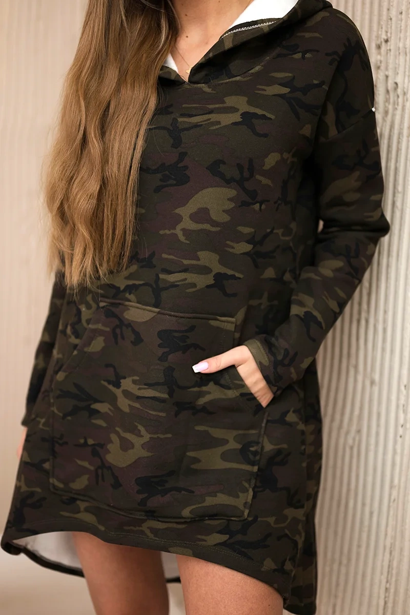 Camo dress khaki+green