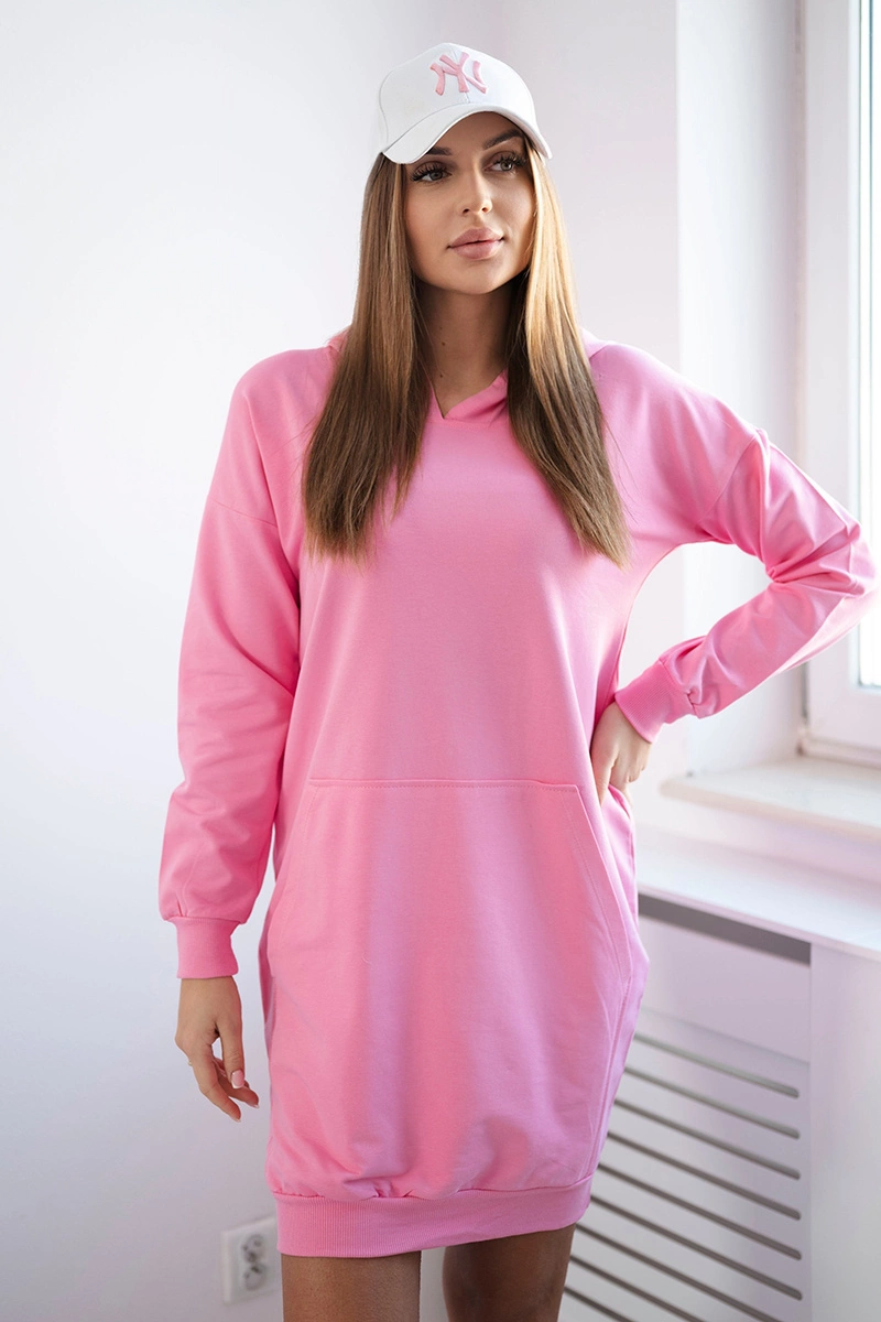 Light pink dress with hood