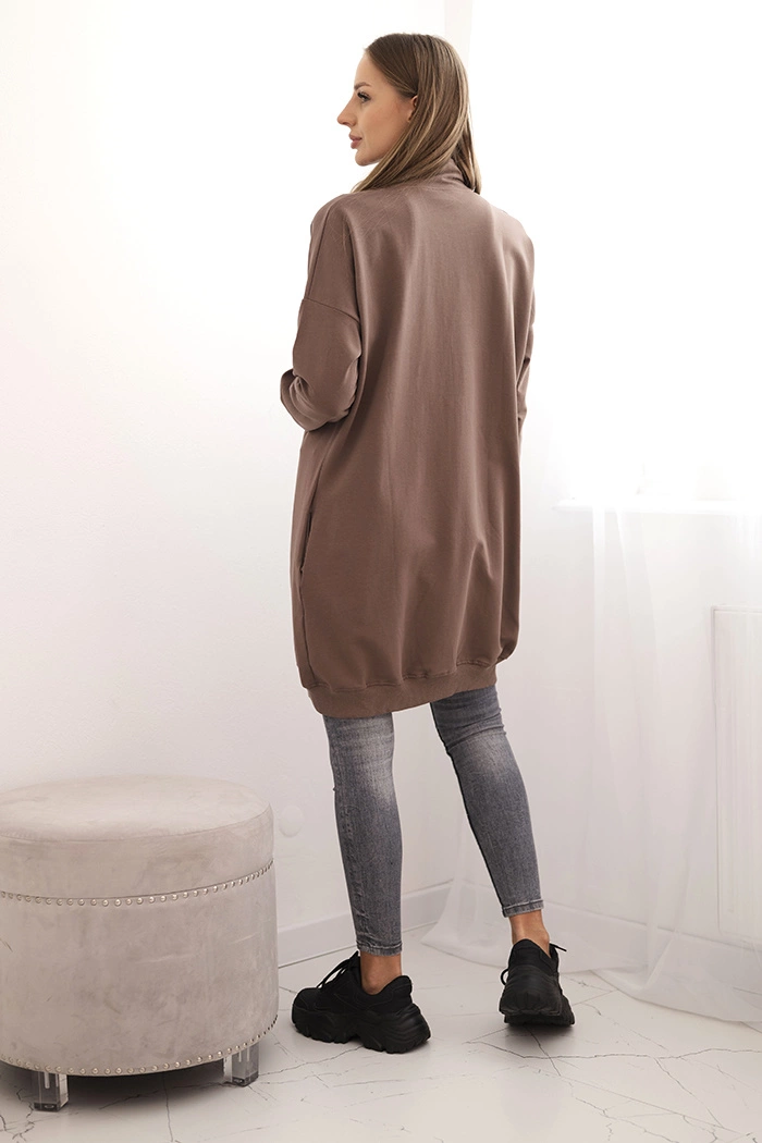 Kesi Women&#039;s zip-up sweatshirt with inscriptions fango