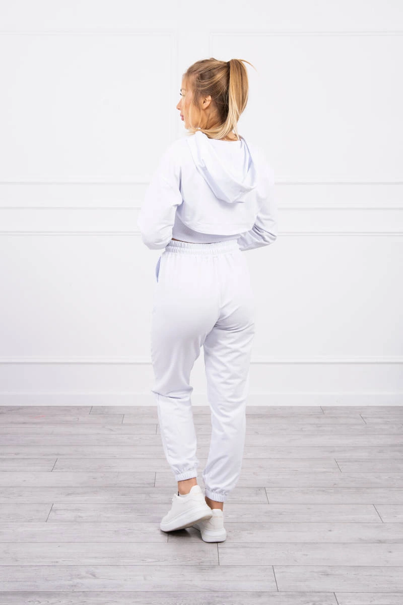 3-piece cotton set white