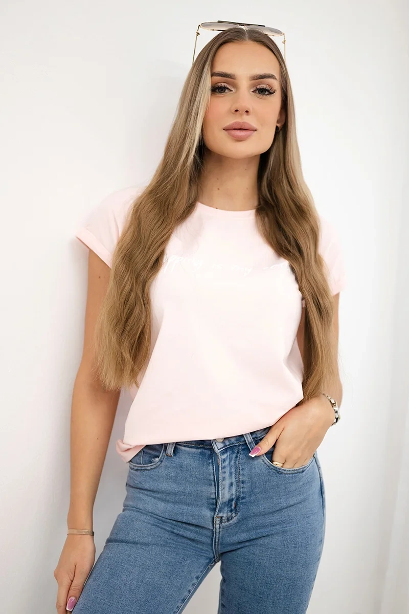 The Shopping blouse is my cardio powder pink