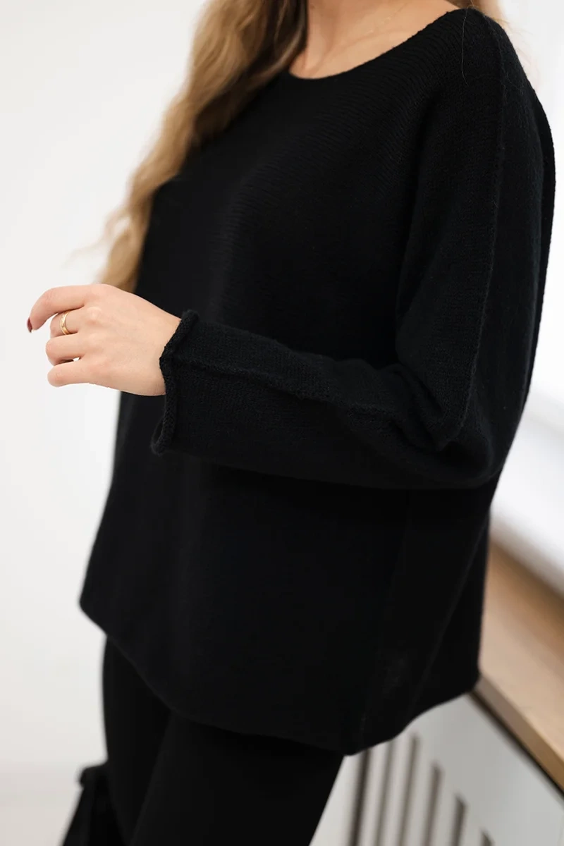 Kesi Włoski Crew neck sweater black