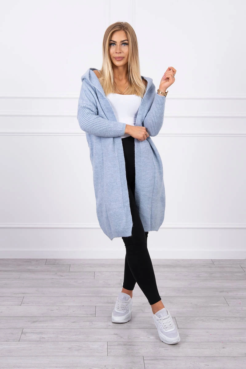 Blue hooded sweater