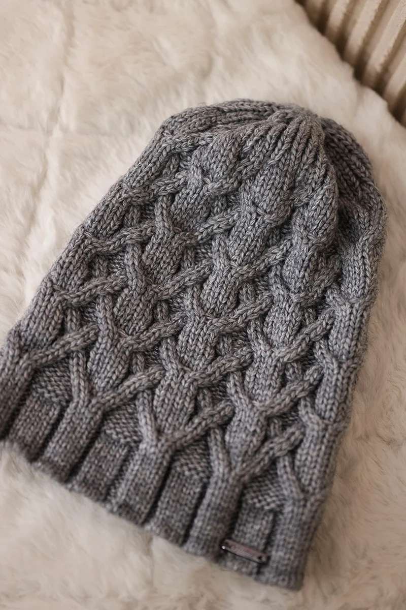 Kesi Cap with fleece Sonia K201 dark gray