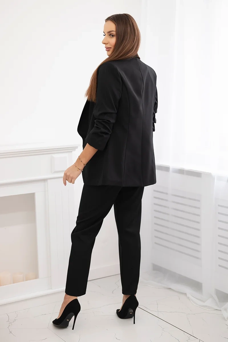 Kesi Włoski Elegant set of jackets and trousers black