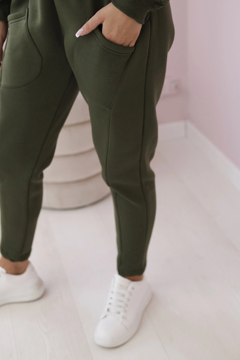 Women's Fashion Tracksuit - Khaki