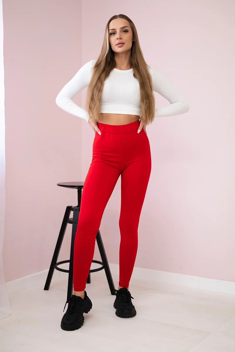 Brooklyn leggings red