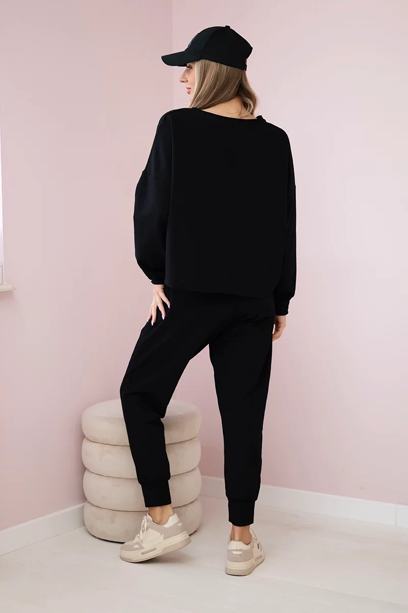 Set 2-piece sweatshirt + pants black